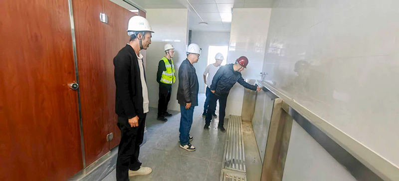 鄭州市建設(shè)投資集團(tuán)有限公司 第六十七高級中學(xué)項(xiàng)目部國慶、中秋安全生產(chǎn)檢查簡報(bào)